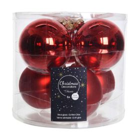 Link zu  Christbaumkugeln, Glas, Rot, 8cm
