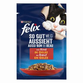 Link zu  Katzen-Nassfutter Felix, So gut wie es aussieht, Rind in Gelee