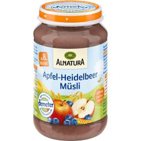Link zu  Alnatura Bio Apfel-Heidelbeer-Müsli