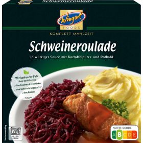Link zu  Schweineroulade mit Püree & Apfelrotkohl