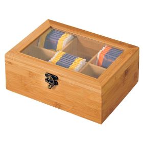 Link zu  Teebox mit 6 Fächern, Bambus, FSC