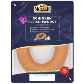 Link zu  Fleischwurst mit Knoblauch