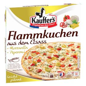 Link zu  Flammkuchen aus dem Elsass, Mozzarella-Peperoni