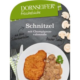 Link zu  Schnitzel mit Champignonrahmsoße