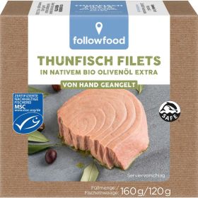 Link zu  MSC Thunfisch Filets in nativem Bio-Olivenöl Extra