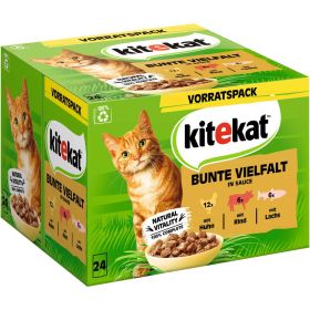 Link zu  Katzen-Nassfutter, Vielfalt in Sauce