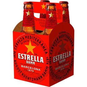 Link zu  Bier Estrella 5,4% (4x 0,330 Liter)