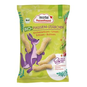 Link zu  Bio-Pausen-Stäbchen, Kichererbsen-Linsen-Erbsen-Bohnen
