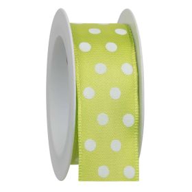 Link zu  Geschenkband 25mmx2m, Hot Spots grün