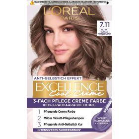 Link zu  Excellence Haarfarbe, Ultra Kühles Mittelblond 7.11