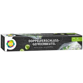Link zu  Doppelverschluss-Gefrierbeutel 3l