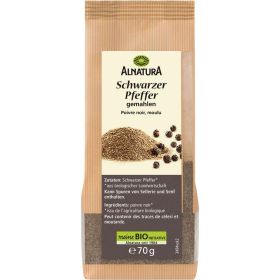 Link zu  Bio Schwarzer Pfeffer, gemahlen