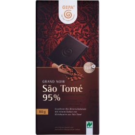 Link zu  Bio Tafelschokolade, Sao Tomé 95% Bitterschokolade