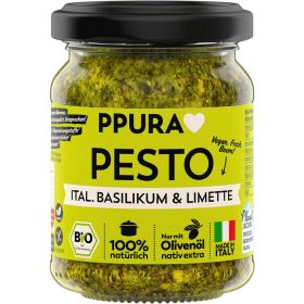 Link zu  Bio Pastasoße, Pesto Basilikum/Limette/Cashew