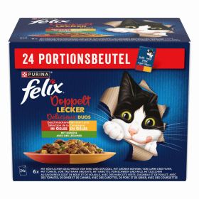 Link zu  Katzen-Nassfutter, Doppelt Lecker, Gemüse + Geschmacksvielfalt