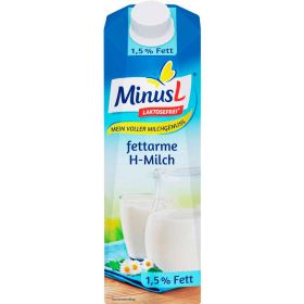 Link zu  Fettarme H-Milch 1,5% Fett, laktosefrei