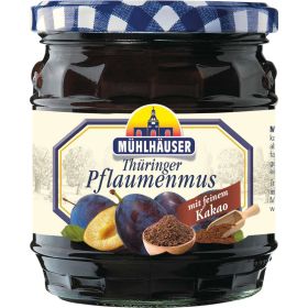 Link zu  Fruchtaufstrich Thüringer Pflaumenmus, mit Kakao
