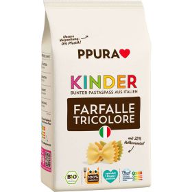 Link zu  Bio Kinder Farfalle tricolore, Vollkorn