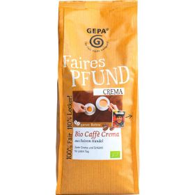 Link zu  Bio Crema Kaffee Das Faire Pfund, ganze Bohne