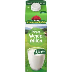 Link zu  Frische Weidemilch, 3,8% Fett, länger haltbar