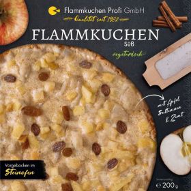 Link zu  Flammkuchen süß mit Äpfeln, tiefgekühlt