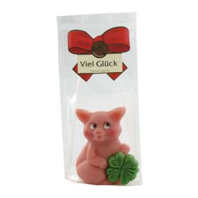 Link zu  Marzipan-Schwein mit Kleeblatt