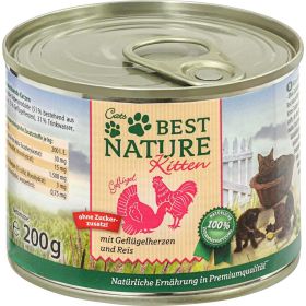 Link zu  Katzen-Nassfutter Kitten, Geflügelherzen/Reis