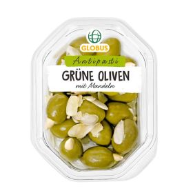 Link zu  Grüne Oliven mit Mandeln