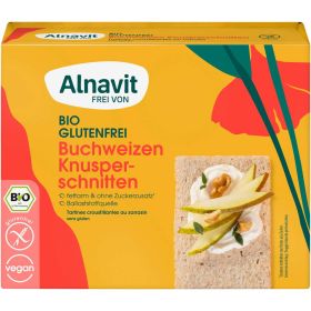 Link zu  Bio Buchweizen Knusperschnitten, glutenfrei