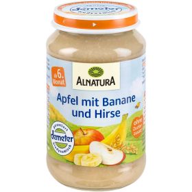 Link zu  Babynahrung Apfel mit Banane & Hirse, ab 6. Monat