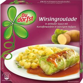 Link zu  Wirsingroulade in Sauce mit Kartoffelwürfeln