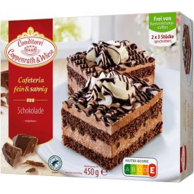 Link zu  Fein&Sahnig Kuchenschnitten, Schoko-Blechkuchen, tiefgekühlt