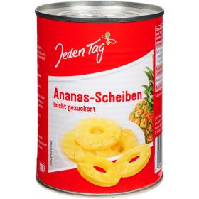Link zu  Ananas in Scheiben, leicht gezuckert