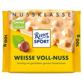 Link zu  Tafelschokolade Nussklasse, Weisse Vollnuss
