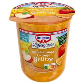 Link zu  Apfel-Mango-Orange Grütze Löffelglück