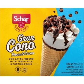 Link zu  Waffeleis, Gran Cono, Panna/Cacao