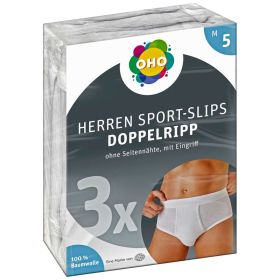Link zu  Herren Sport-Slips, Doppelripp     3er Pack, Gr.5