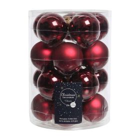 Link zu  Christbaumkugeln, Glas, Ochsenblut, 6cm