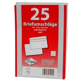 Link zu  Briefhüllen DIN C6 selbstklebend Offset weiß