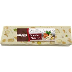 Link zu  Weißer Nougat mit Pistazien & Mandeln