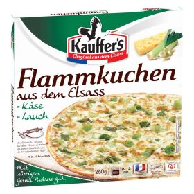Link zu  Flammkuchen aus dem Elsass, Käse-Lauch