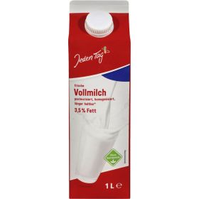 Link zu  Jeden Tag  Frische Vollmilch, je 1 l
