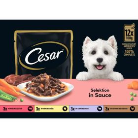 Link zu  Hunde-Nassfutter, Selection in Sauce
