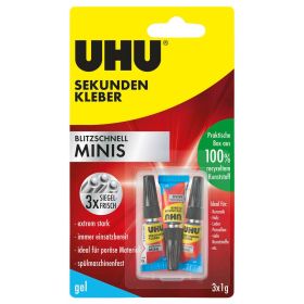 Link zu  Sekundenkleber blitzschnell MINIS, Gel 3x1g
