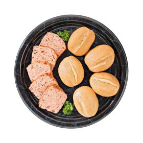 Link zu  Pizzafleischkäse-Brötchen