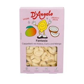 Link zu  Vegane Pasta Fantasia, Cappelletti mit Kokos/Curry/mANGO