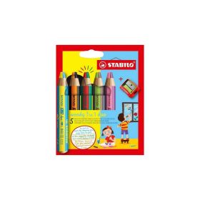 Link zu  Buntstifte woody 3in1 duo 5er Set mit Spitzer