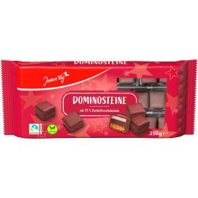 Link zu  Dominosteine mit Zartbitterschokolade