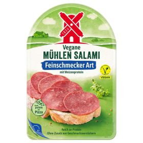 Link zu  Vegane Mühlen Salami, Feinschmecker Art