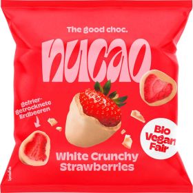 Link zu  Bio Erdbeeren mit Schokoladenüberzug